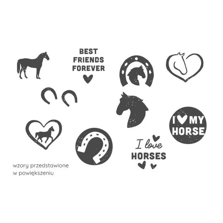 Creative Stamp Colop Little Nio - Horses - COL042