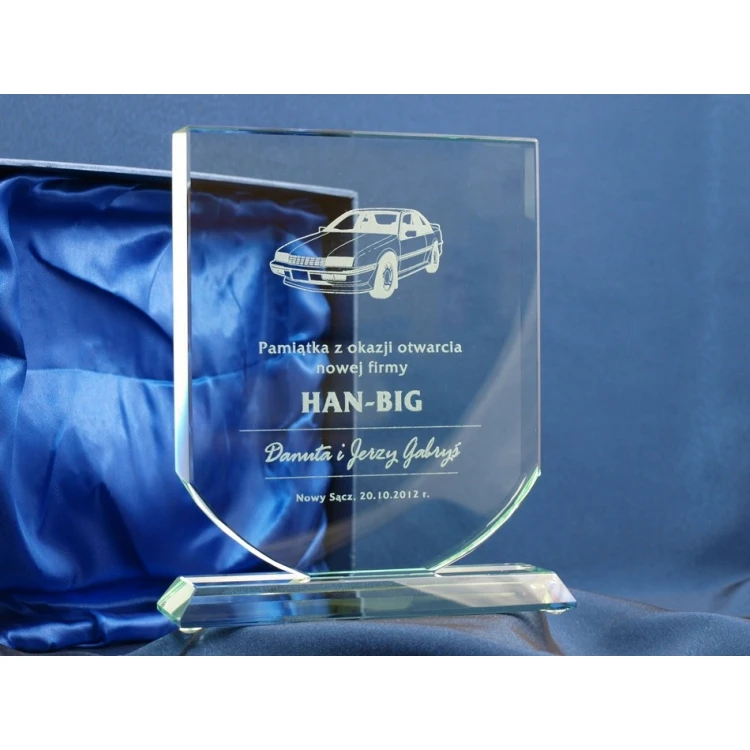 Glass Trophy in Case - SHIELD