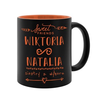 Ceramic mug with engraving - FOR A FRIEND - capacity 325ml - KUB054