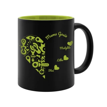 Ceramic mug with engraving - FOR MUMMY - poj. 325ml - KUB056