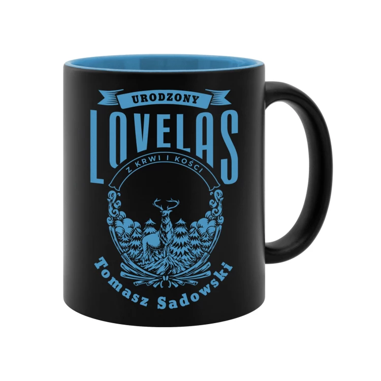 Ceramic mug with engraving - FOR A BIRTHDAY - capacity 325ml - KUB062
