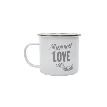Oldie Enamel Mug with Your Engraving - Capacity: 500 ml - MUG028
