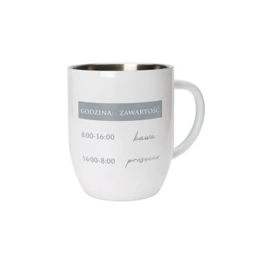 Engraved Stainless Steel Mug - DAY - 380ml capacity - MUG031