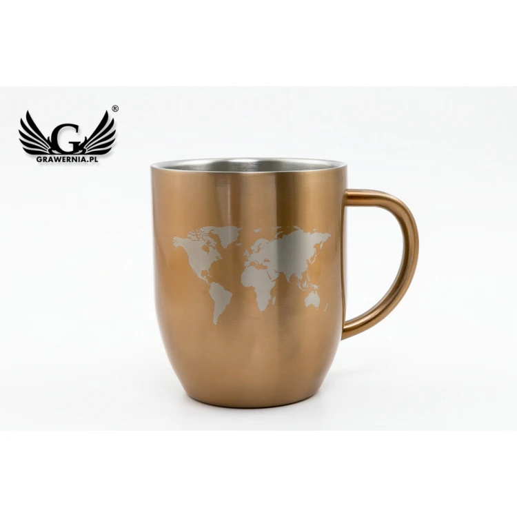Engraved Steel Mug - Dusk - 380ml capacity - MUG020