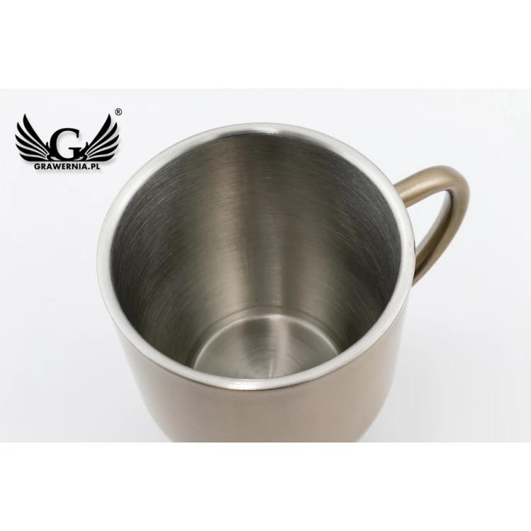 Engraved Steel Mug - Dusk - 380ml capacity - MUG020