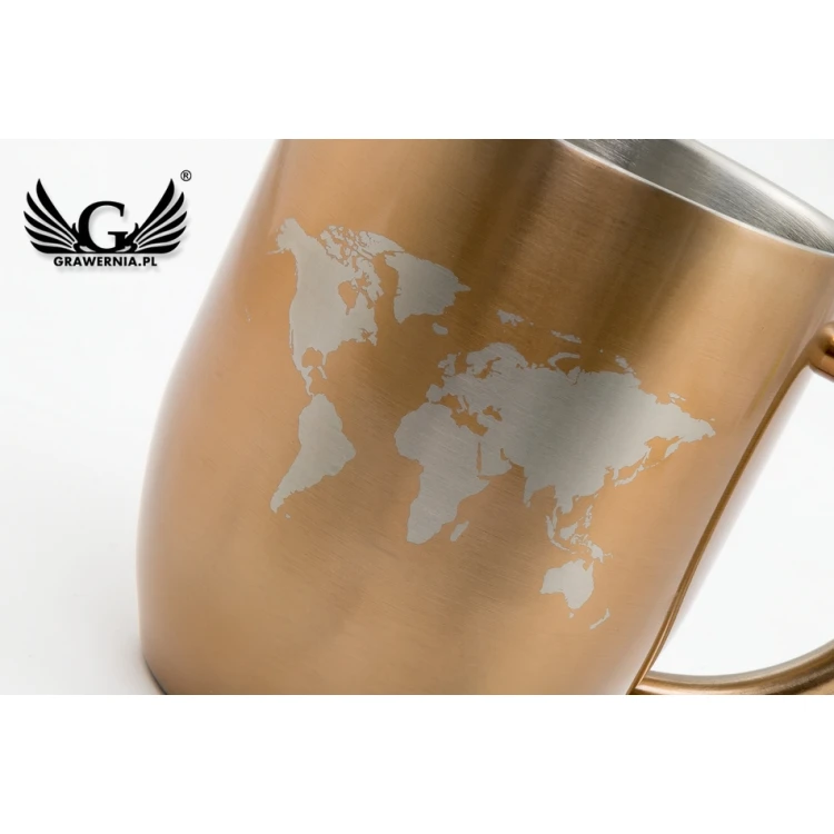 Engraved Steel Mug - Dusk - 380ml capacity - MUG020