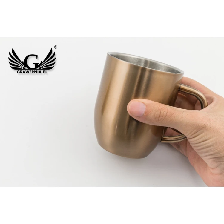 Engraved Steel Mug - Dusk - 380ml capacity - MUG020