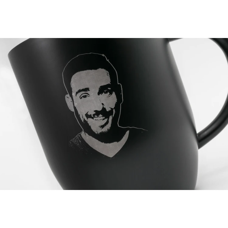 Engraved Steel Mug - NIGHT - 380ml capacity