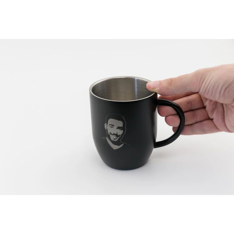 Engraved Steel Mug - NIGHT - 380ml capacity