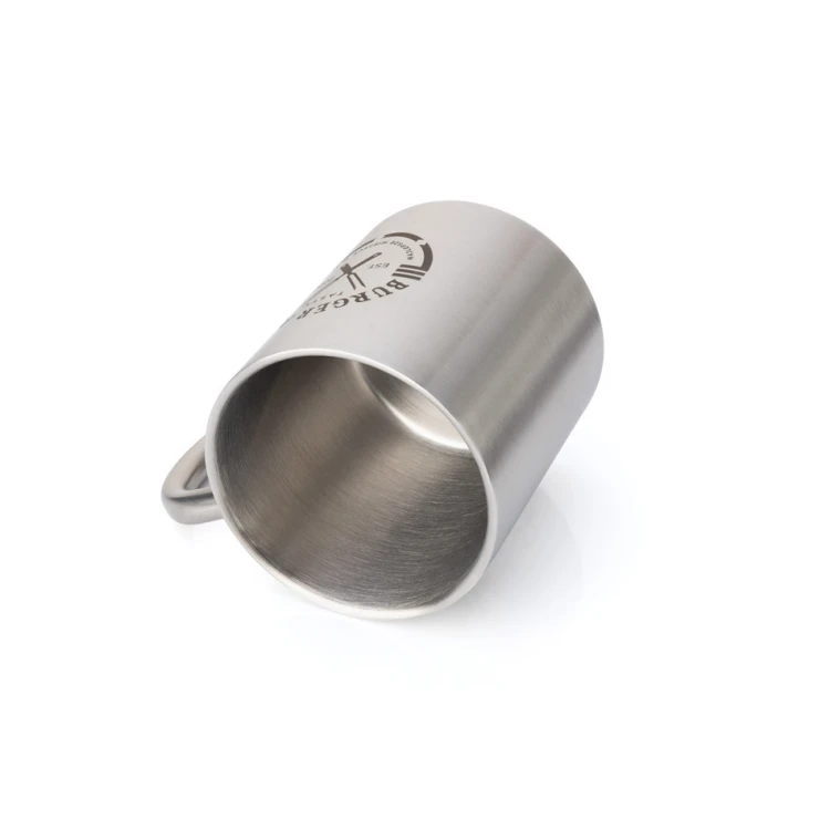Stainless Steel Mug with Engraving - SALO - Double Walls - Capacity 210 ml - MUG033