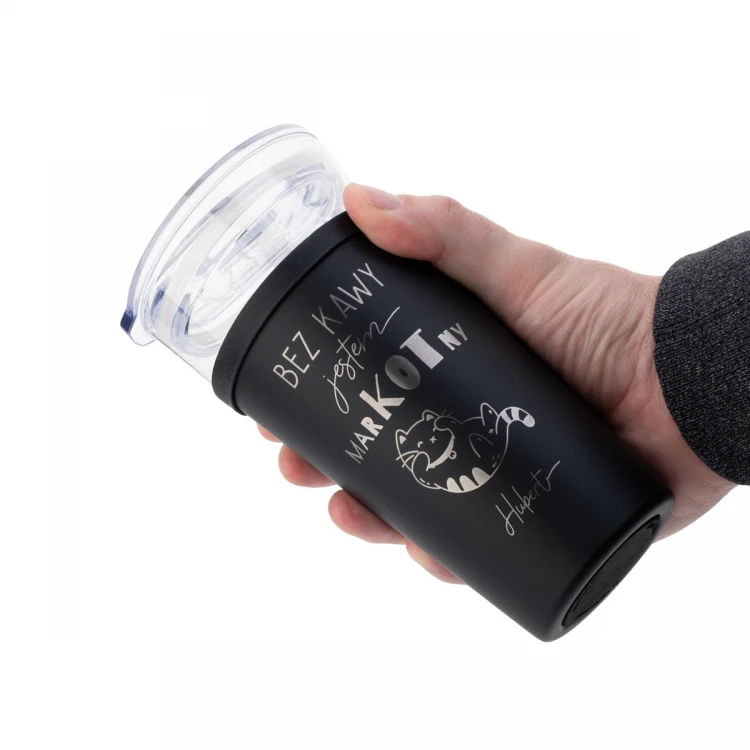 Morea Glass Mug - 428ml - Without coffee, I'm gloomy - MUG049