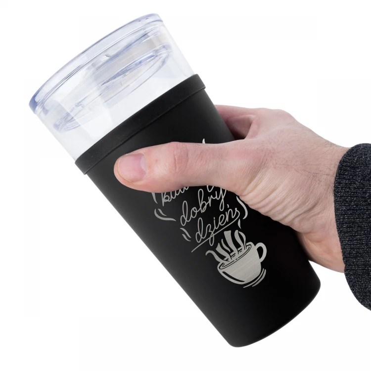 Morea Glass Mug - 428ml - Good Coffee is a Good Day - MUG037
