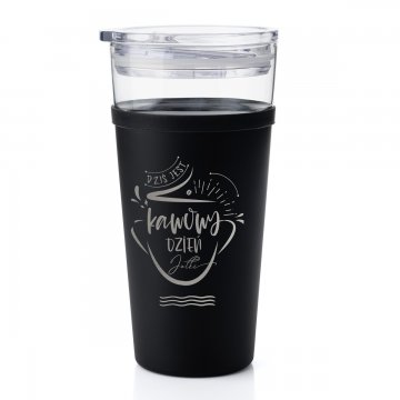 Morea Glass Mug - 428ml - Coffee Day - KUB039