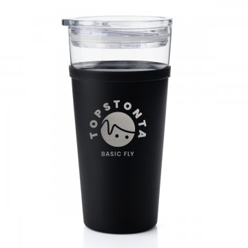 Morea Glass Mug - 428ml with any logo - MUG051
