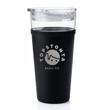 Morea Glass Mug - 428ml with any logo - MUG051