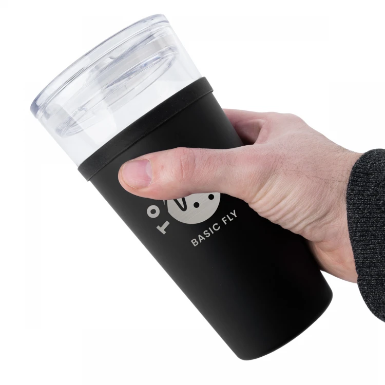 Morea Glass Mug - 428ml with any logo - MUG051
