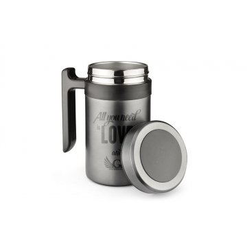 Engraved Thermal Mug - BOSS - 430ml capacity - MUG011