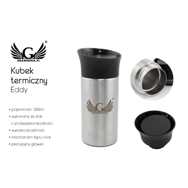 Engraved Thermal Mug - Eddy - 300ml - KUB025