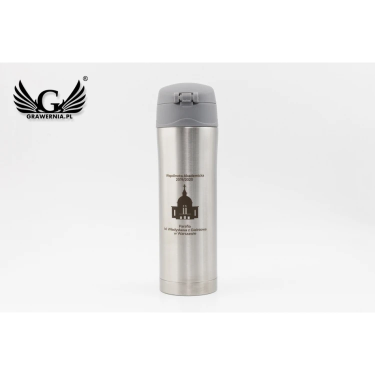 Engraved Thermal Mug - LOCK - 440ml capacity - MUG032