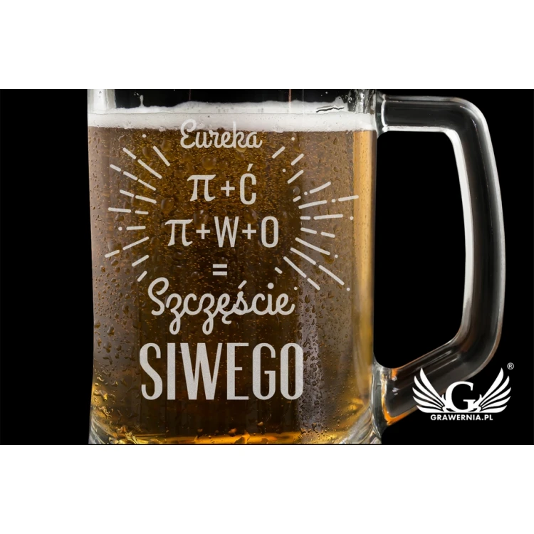 Beer Mug with Engraving - Eureka - KUF002