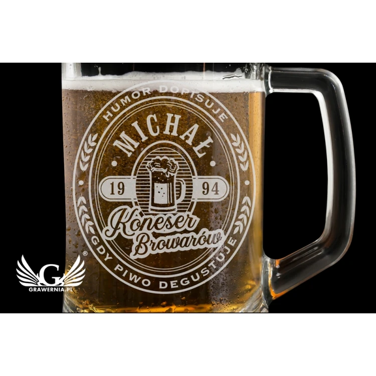 Beer Mug with Engraving - Connoisseur - MUG003