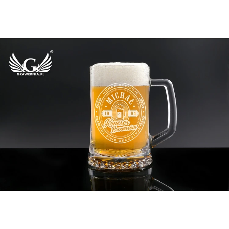 Beer Mug with Engraving - Connoisseur - MUG003
