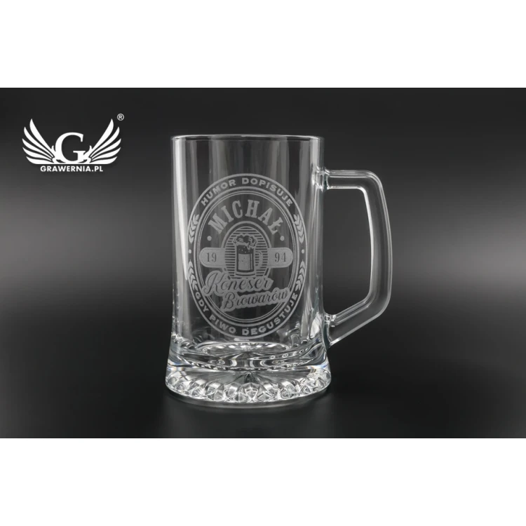 Beer Mug with Engraving - Connoisseur - MUG003