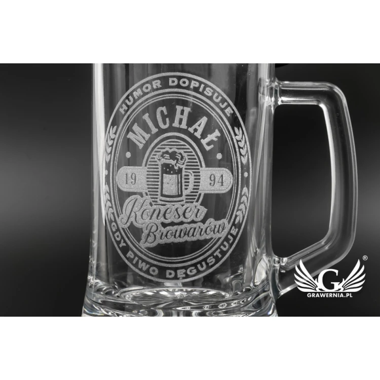 Beer Mug with Engraving - Connoisseur - MUG003