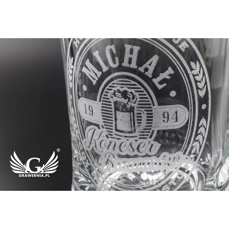 Beer Mug with Engraving - Connoisseur - MUG003