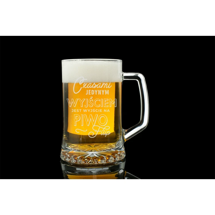 Beer mug with engraving - Going for a beer - MUG010