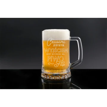 Beer mug with engraving - Going for a beer - MUG010