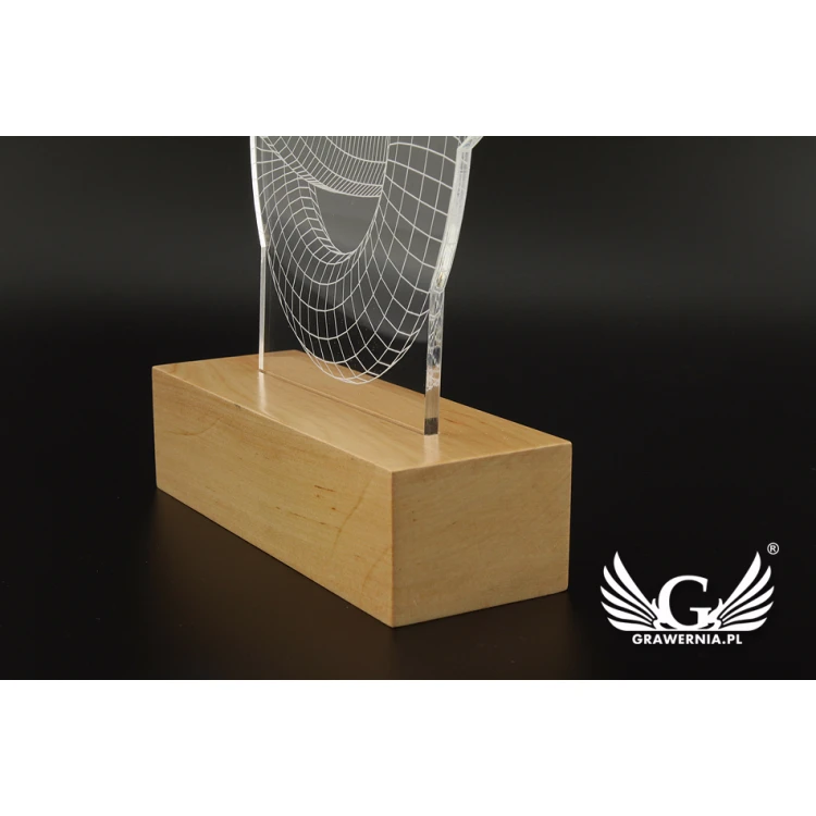 3D LED RGB Lamp Controlled by Remote - L3D001