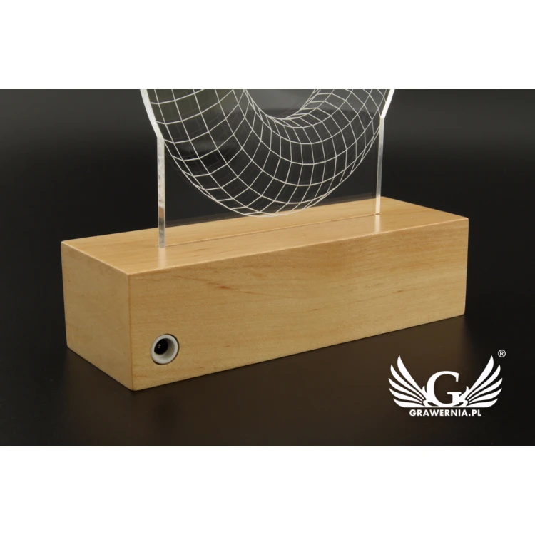 3D LED RGB Lamp Controlled by Remote - L3D001