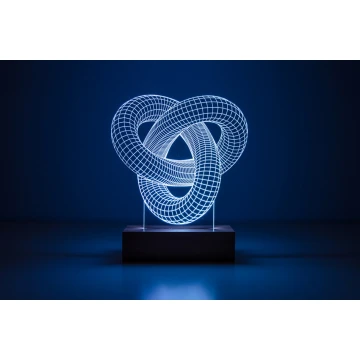 3D LED RGB Lamp Controlled by Remote - L3D001