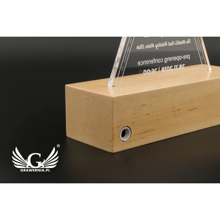 3D LED RGB Lamp with Custom Logo - Remote Controlled - L3D020
