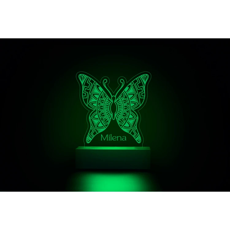 RGB LED Butterfly Lamp - Remote Controlled - LED024