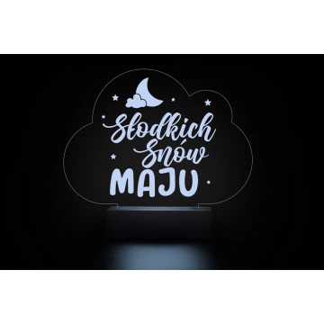 RGB LED Sweet Dreams Lamp - Remote Controlled - LED026