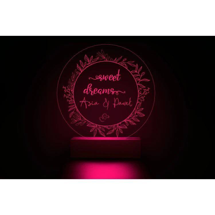 RGB LED Lamp Sweet Dreams - Remote Controlled - LED025