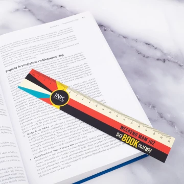 I've already BOOKed my weekend - bookmark with your logo - set of 100 pieces - ZAK026