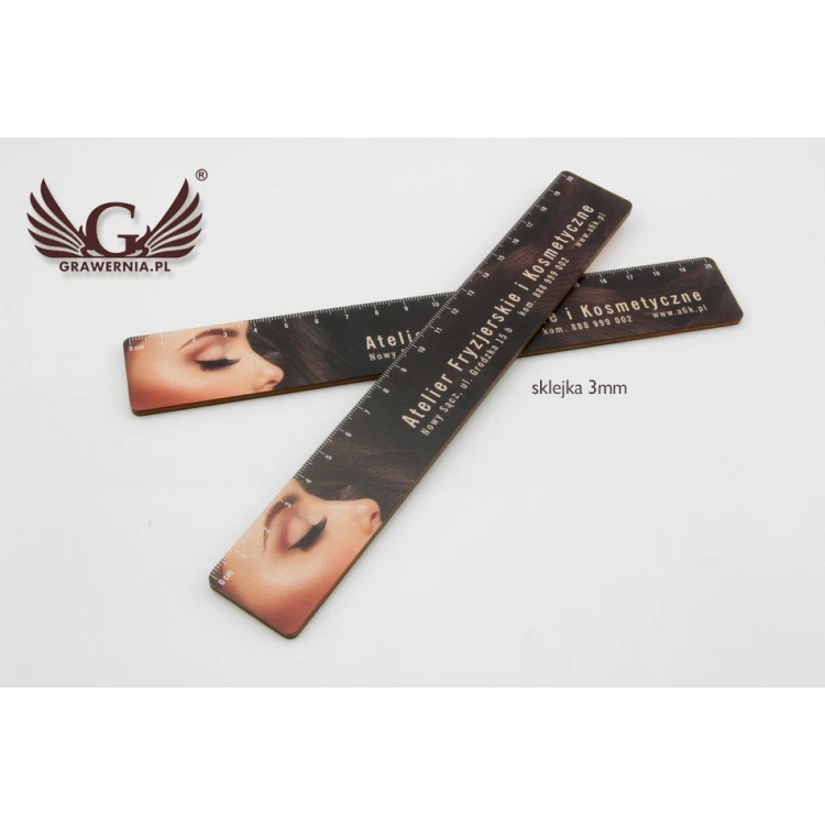PROMOTIONAL SCHOOL RULERS with any colorful UV print - LIN001