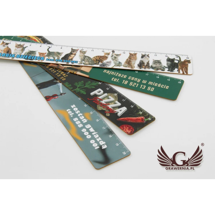 PROMOTIONAL SCHOOL RULERS with any colorful UV print - LIN001