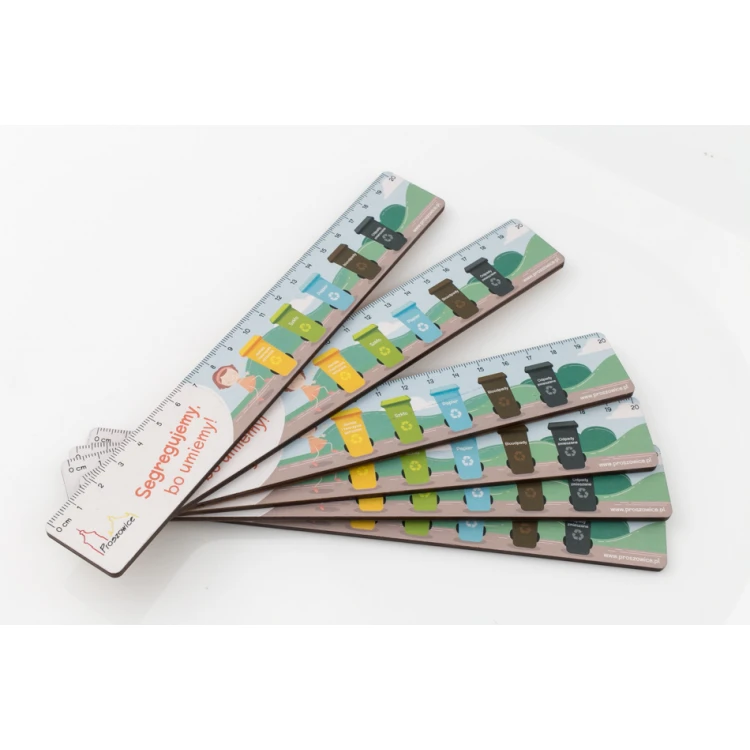 PROMOTIONAL SCHOOL RULERS with any colorful UV print - LIN001