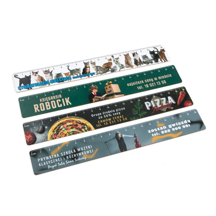 PROMOTIONAL SCHOOL RULERS with any colorful UV print - LIN001