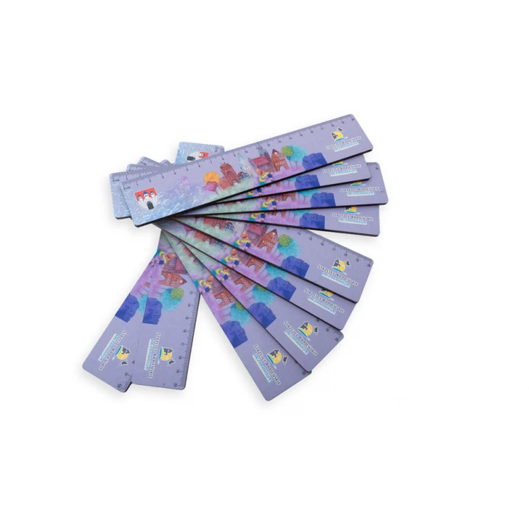 PROMOTIONAL SCHOOL RULERS with any colorful UV print - LIN001