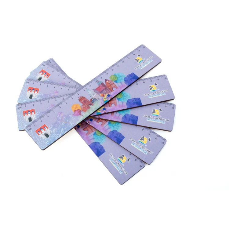 PROMOTIONAL SCHOOL RULERS with any colorful UV print - LIN001