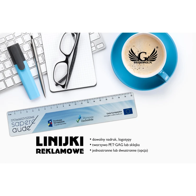 ADVERTISING RULERS with any color UV print - LIN002