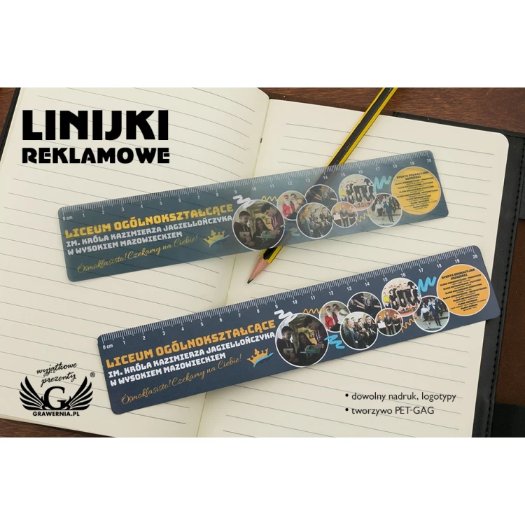 ADVERTISING RULERS with any color UV print - LIN007