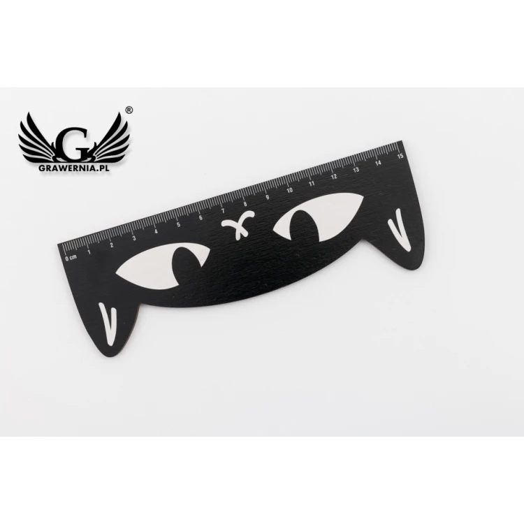 Wooden Rulers - Cats - Colorful UV Print - LIN005