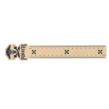 Wooden Rulers - Pirates - Colorful UV Print - LIN006
