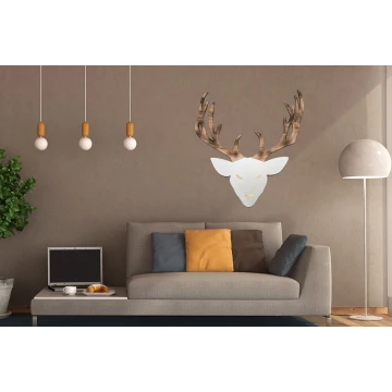 Decorative Mirror with Wood - WILD - LDK007